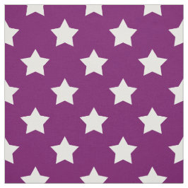 Tecido Estrelas brancas roxas - Têxtil decorativo de padr