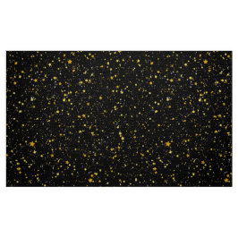 Tecido Estrelas douradas