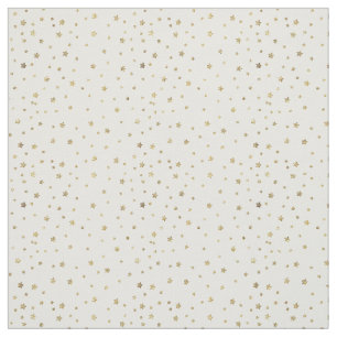 Tecido Estrelas Dourados