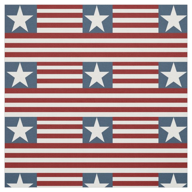 Tecido - Estrelas e faixas (Modelo)