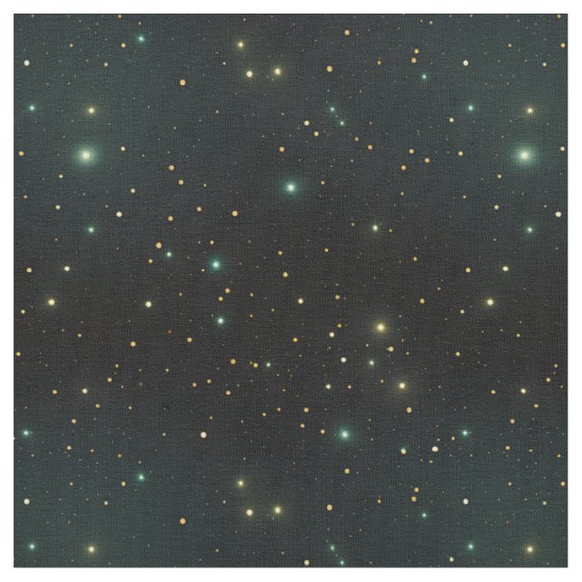Tecido Estrelas em Preto (Detalhe)