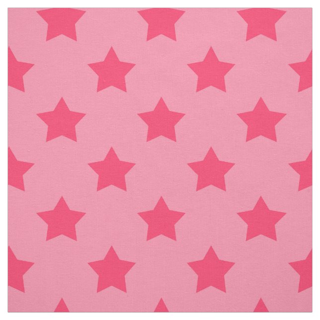 Tecido Estrelas Rosa Têxteis de Fundo Rosa (Modelo)