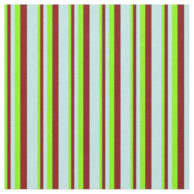 Tecido Estrias coloridas de Chartreuse, Maroon e Turquesa (Detalhe)