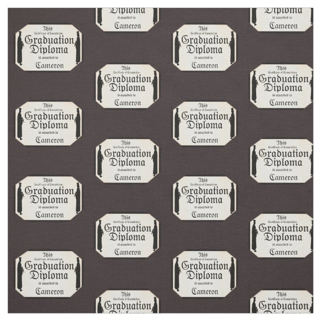 Tecido Estudantes formandos com diploma alto (Modelo)