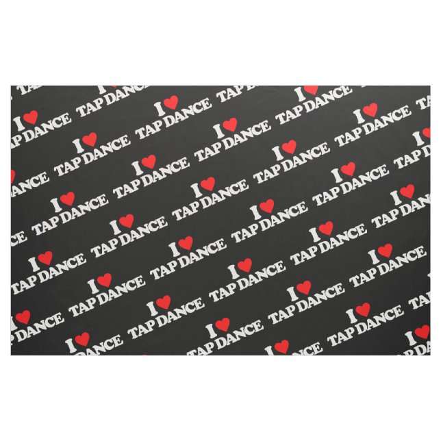 TECIDO EU AMO A DANÇA DE TORNEIRA (Fat Quarter)