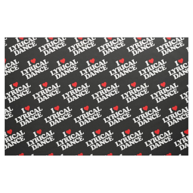 TECIDO EU AMO A DANÇA LÍRICO (Fat Quarter)