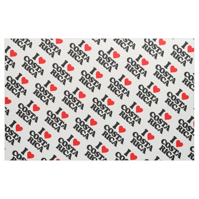 TECIDO EU AMO COSTA RICA (Fat Quarter)