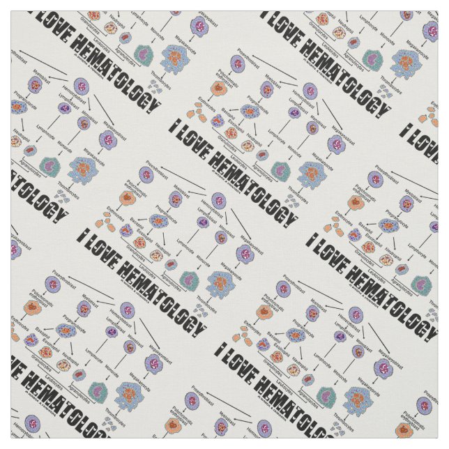 Tecido Eu Amo Hematologia Linhagem De Células Sanguíneas (Modelo)