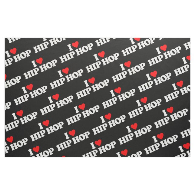 TECIDO EU AMO HIP HOP (Fat Quarter)
