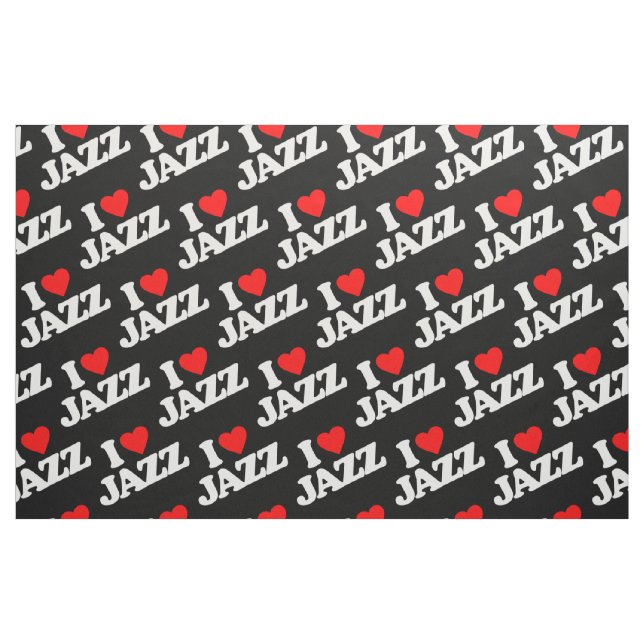TECIDO EU AMO O JAZZ (Fat Quarter)