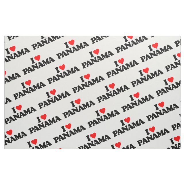 TECIDO EU AMO PANAMÁ (Fat Quarter)