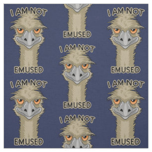Tecido Eu não sou chalaça engraçada do Emu de Emused