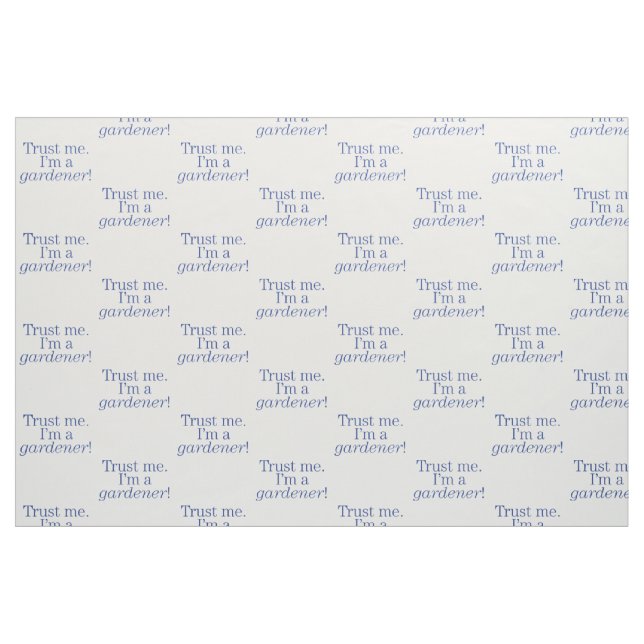 Tecido Eu sou um jardineiro (Fat Quarter)