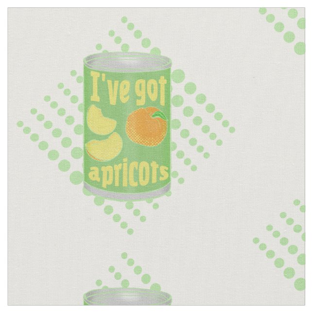 Tecido Eu tenho damascos Tin de fruta (Detalhe)