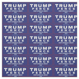 Tecido Excelente Trump & Pence Keep America 2020, ZSSG