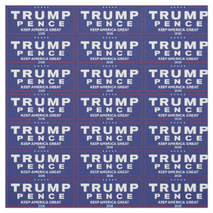 Tecido Excelente Trump & Pence Keep America 2020, ZSSG