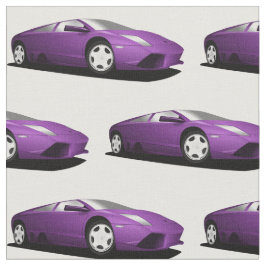 Tecido exótico roxo do carro