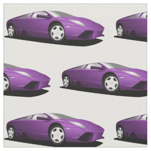 Tecido exótico roxo do carro