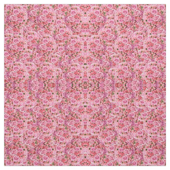 Tecido Explosão da Flor Rose Bouquet (Modelo)