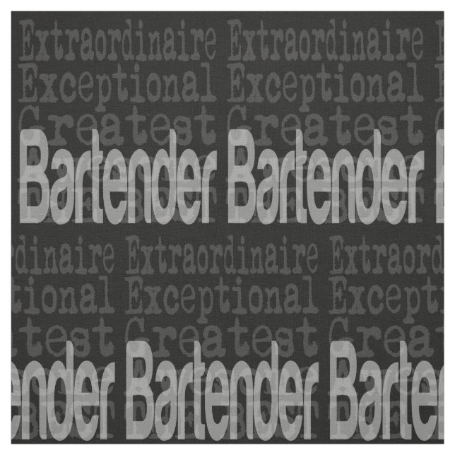 Tecido Extraordinário do Bartender (Modelo)