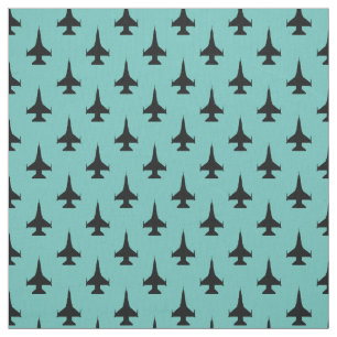 Tecido F-16 Padrão de Jato de Combatente de Viper Preto