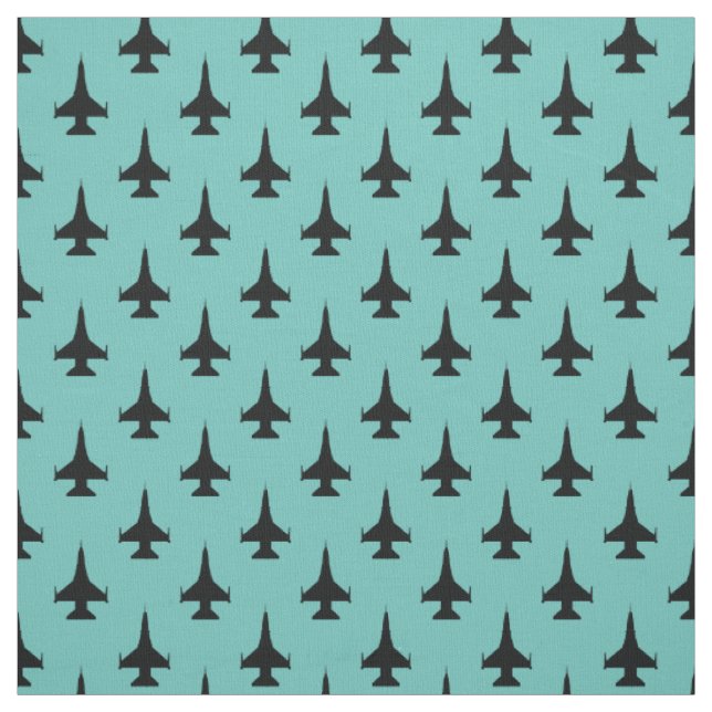 Tecido F-16 Padrão de Jato de Combatente de Viper Preto (Modelo)