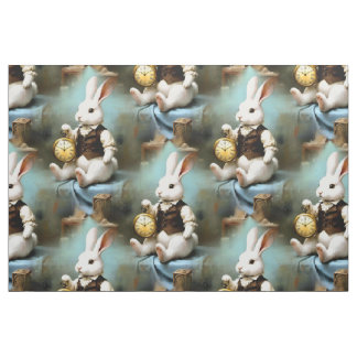 Tecido Fabric Panel Storybook Bunny