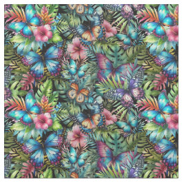 Tecido Fabric with snowstorms “Flight in the jungle”