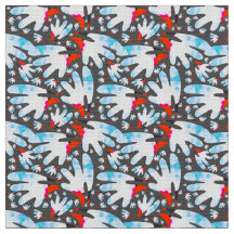 Face de ave aquosa - Abstrato de cor vibrante e co