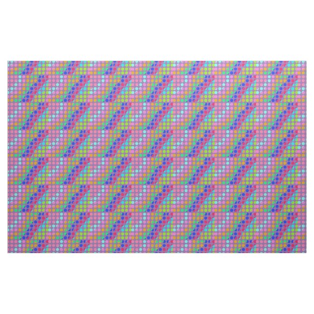 Tecido faixas Thunder_Cove de bolinhas multicoloridas (Fat Quarter)