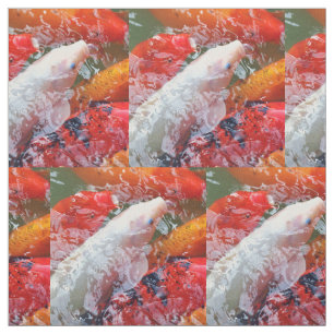 Tecido Falln Gathering Koi