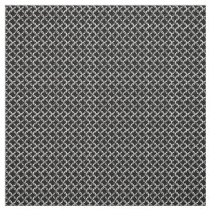 Tecido Falso olhar preto e cinzento de Chainmail da malha