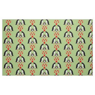 Tecido Família dos pinguins