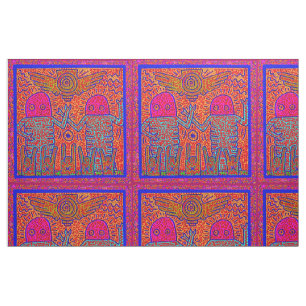 Tecido Fantasia de Avião Inspirada em Haring