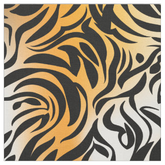 Tecido Fantasy Zebra Tiger Impressão