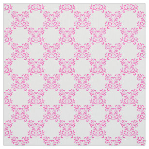 Tecido Faróis cor-de-rosa em branco   BONITO