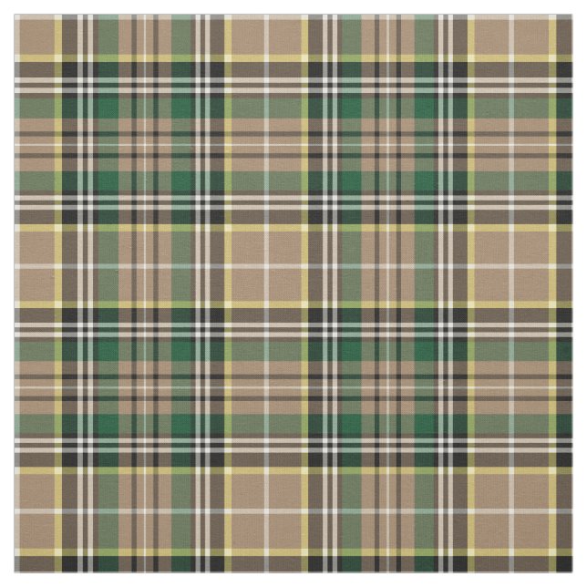 Tecido Farrell Tartan Pattern Tan Xadrez Irlandesa (Modelo)