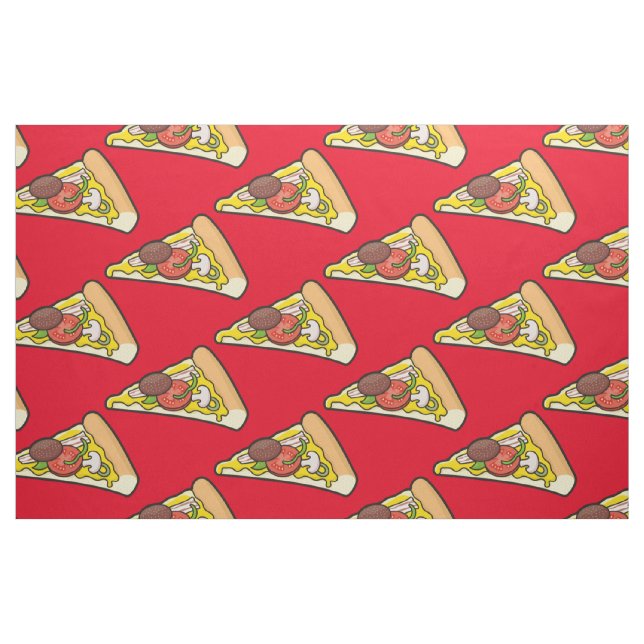 Tecido Fatia de pizza (Fat Quarter)