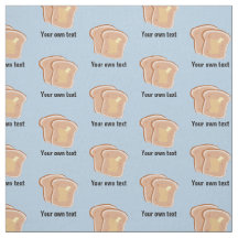 Fatias de torrada com manteiga - seu próprio texto