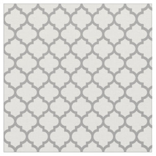 Tecido FAZER FUNDO, Cinza De Dk Quatrefoil Marroquino #5 