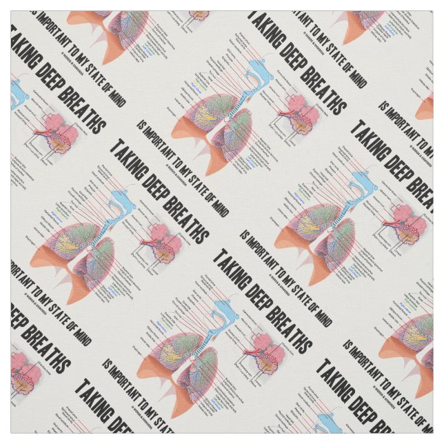 Tecido Fazer Respirações Profundas É Importante Para A Me (Modelo)