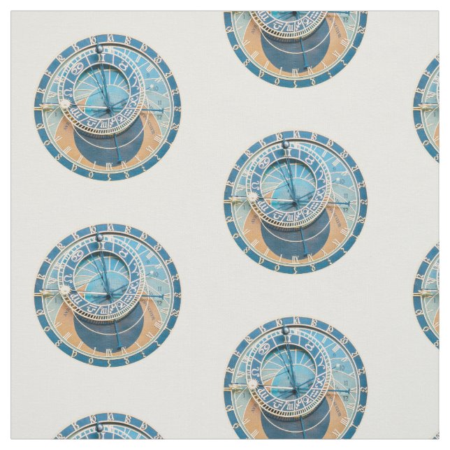 Tecido Fechamento do Relógio Astronômico de Praga, R. Che (Modelo)