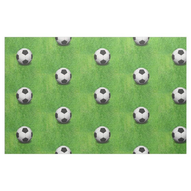 Tecido feito sob encomenda da bola do futebol (Fat Quarter)