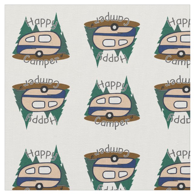 Tecido Feliz Camper (Detalhe)