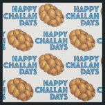 Tecido Feliz Challah Days Hanukkah Chanukah Bread Loaf<br><div class="desc">Apresenta uma ilustração original de um pão de chalá trançado, com HAPPY CHALLAH DAYS em uma fonte divertida. Excelente para o artesanato de Hanukkah! Esta ilustração também está disponível em outros produtos. Não vê o que está procurando? Precisa de ajuda para a personalização? Entre em contato com Rebecca para ter...</div>