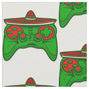 Tecido feliz cinco de mayo gamer geeky mexicano