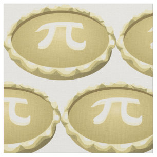 tecido feliz da torta do dia do pi