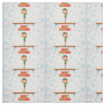 Feliz ginasta de Natal Elf