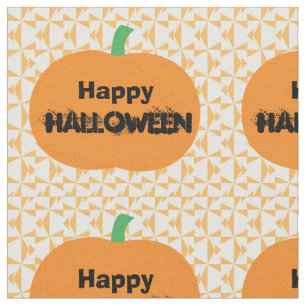 Tecido Feliz Halloween Pumpkins