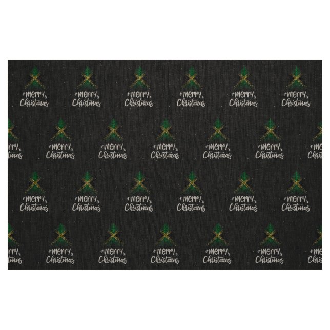 Tecido Feliz Natal com a bandeira da Jamaica (Fat Quarter)